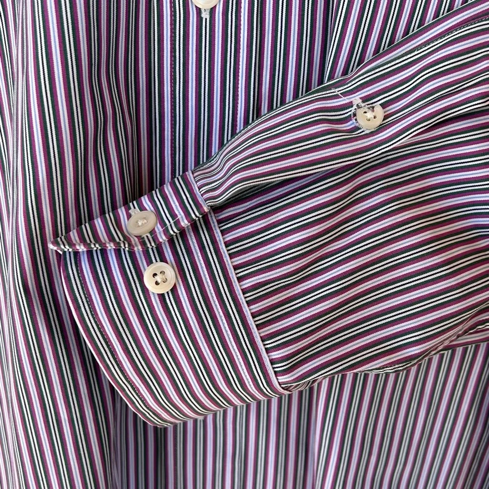 Ralph Lauren‎ Men’s Classic Fit Button Down Shirt Striped Size 16.5 32/33